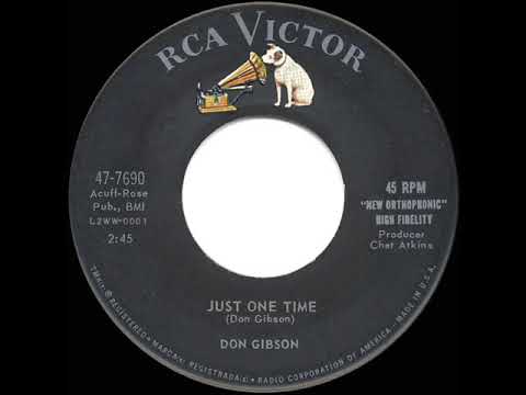 1960 HITS ARCHIVE: Just One Time - Don Gibson