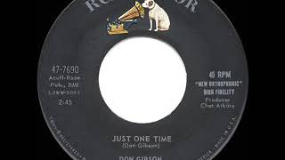 1960 HITS ARCHIVE: Just One Time - Don Gibson