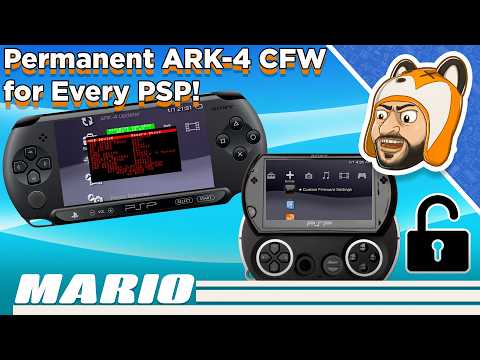 How to Mod Any PSP on Firmware 6.61 or Lower with ARK-4 Permanent CFW!