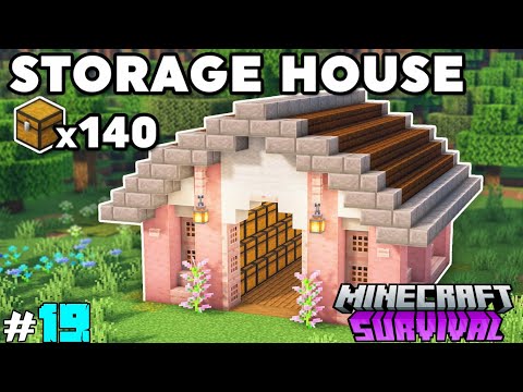 Cherry Blossom Storage Room in Survival Series 2.0! 🌸 #19