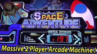 Space Adventure Arcade Coin / Ball Pusher Machine - Level One Bergen op Zoom