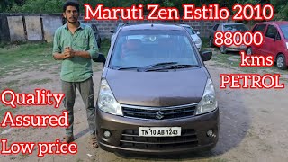 ❌SOLD❌MARUTI SUZUKI ZEN ESTILO 2010 PETROL | LOW PRICE | QUALITY ASSURED