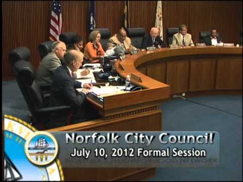 Formal 07/10/12 Session - Norfolk City Council