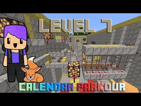 EthanCoy - Redstone Parkour | Calendar Parkour | Level 7 | Minecraft Mini Games