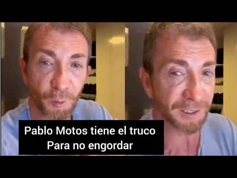 💥Pablo Motos cuenta el truco para no engordar en verano