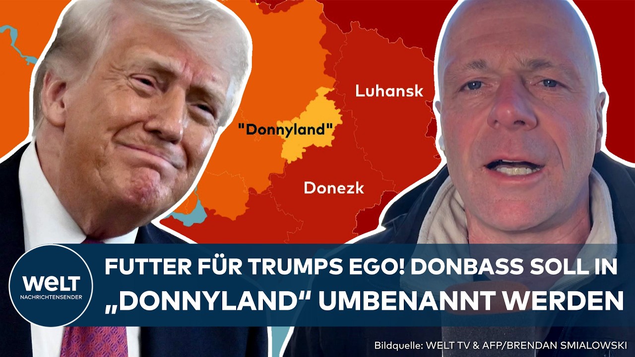 UKRAINE-KRIEG: Donbass wird zu "Donnyland"? Krude Schmeicheltaktik sorgt für Staunen!
