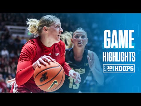 Indiana at Purdue | HIGHLIGHTS | Big Ten Women's Basketball | 03/02/2025