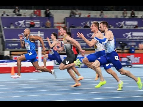 Marcell  JACOBS wygrywa bieg na 60m w Toruniu uzyskując czas 6.49 w 2022.
