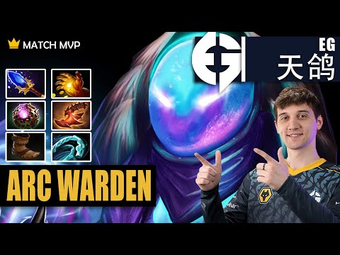 Arc Warden Mid | EG.Arteezy | INSANE RTZ GOD MID LANE ARC WARDEN NO MERCY | 7.32b Gameplay Highlight