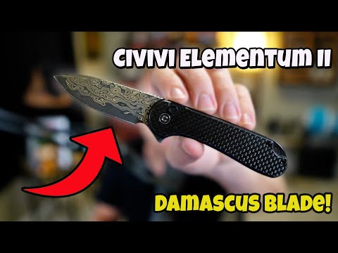 CIVIVI Elementum II Pocket Folding Knife with Button Lock Review