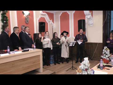 Ingeri mii in ceruri canta - Diana, Lidia Buble&fratii | Colinde la primaria din Deva - 2018