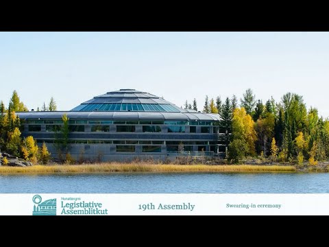 Northwest Territories 19th Legislative Assembly Swearing-in Ceremony