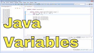 22 - More on Declaring and Initializing Variables in Java