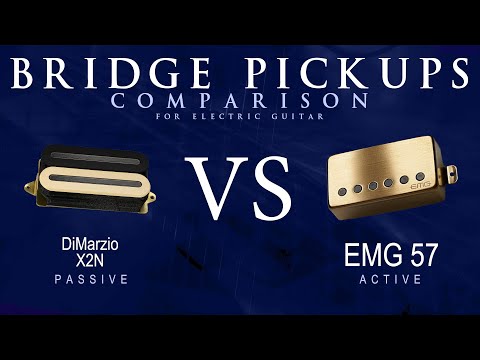 DiMarzio X2N vs EMG 57 - Bridge Guitar Pickup Comparison Tone Demo