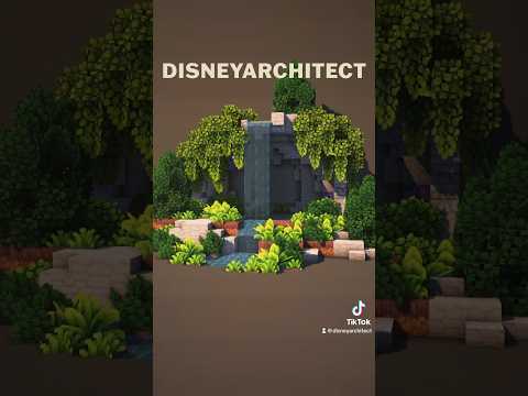 Mini Waterfall Cave - Minecraft Ideas #minecraftbuilding #minecraft #minecraftideas #shorts