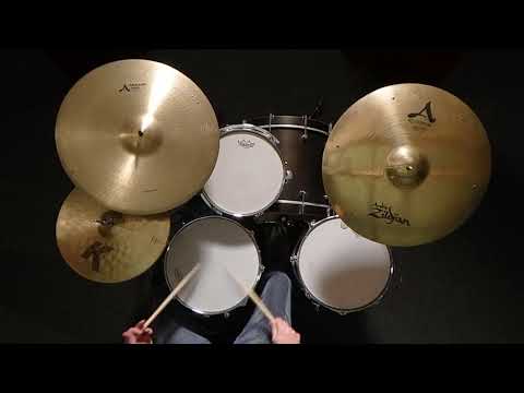 Used Zildjian A Custom Sizzle Ride Cymbal 20" 2244 grams