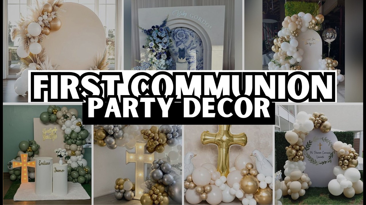 Gorgeous 2026 First Communion Decorations Ideas - Holy 1st Communion Party Ideas At HOME