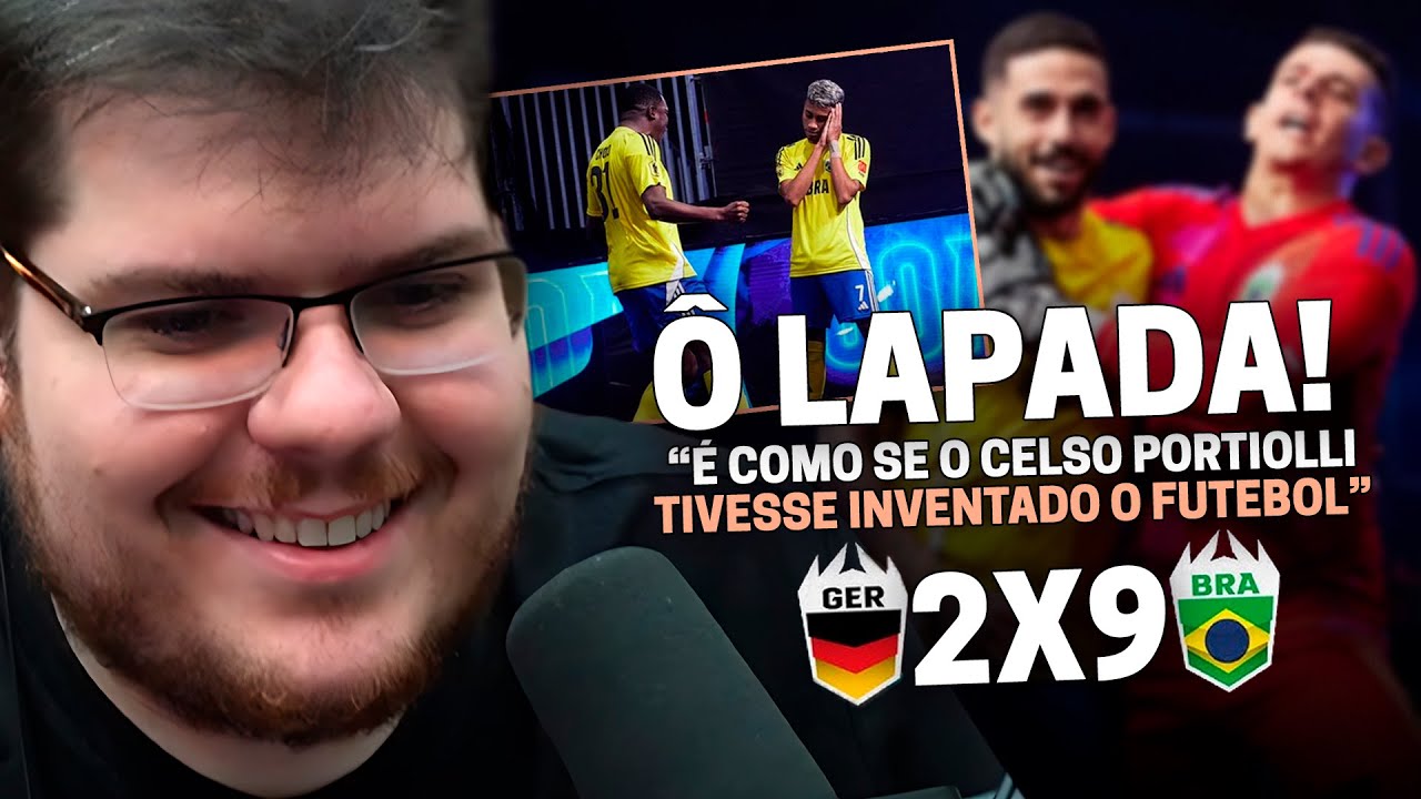 CASIMIRO REAGE: ALEMANHA 2 X 9 BRASIL - COPA DO MUNDO KINGS LEAGUE | Cortes do Casimito
