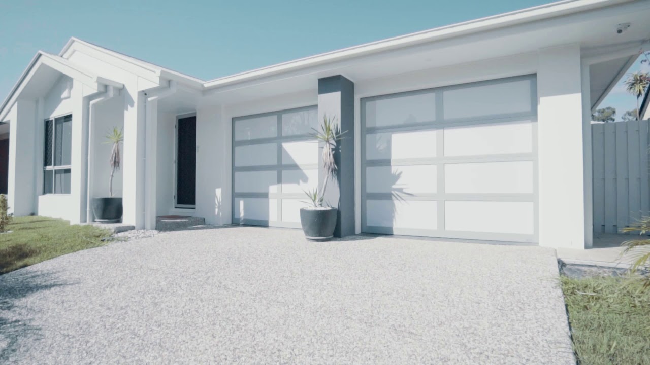 Inspirations Aluminium Frame, Opal Inserts Garage Door