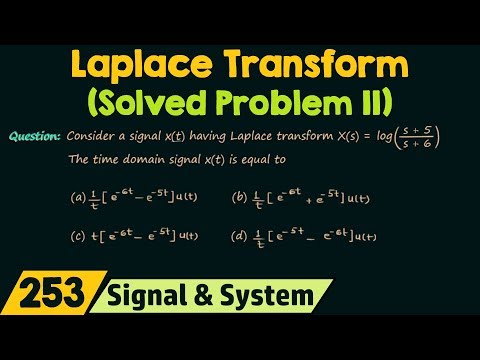 Laplace Transform Solved Problem 11