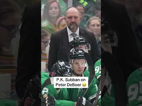 P.K. Subban ‘can’t stand’ Peter DeBoer 😂