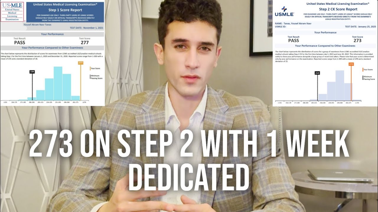How I Scored 273 (98th Percentile) on USMLE Step 2 With One Week of Dedicated