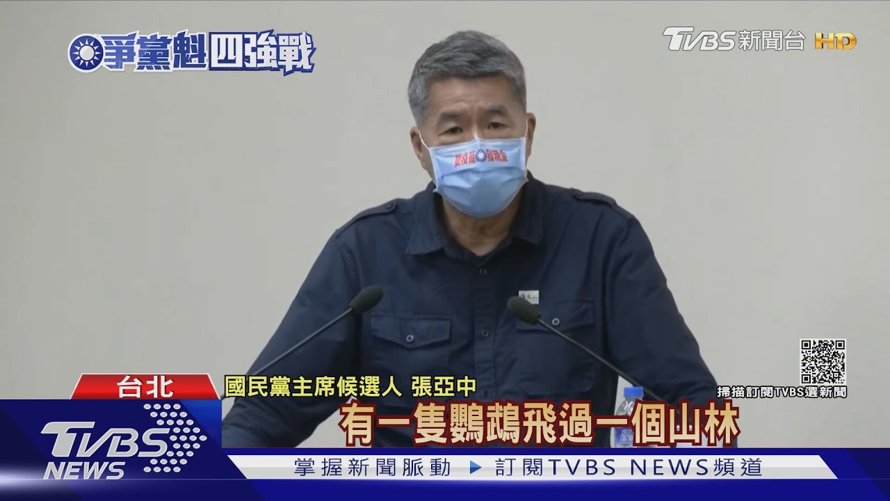 藍黨魁說明會! 張亞中再罵朱「美國線民」