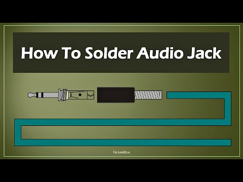 How to make the audio cable | With 3.5mm TRS Audio Jack