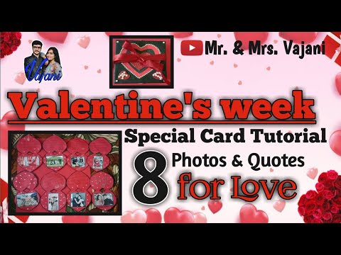 How to make valentine's heart shape card for your love | 💗 Dishita Davda 🤩14/2/2021