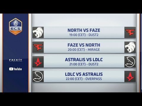 ECS S6 | FaZe vs North, Astralis vs LDLC | komentuje: vuzzey