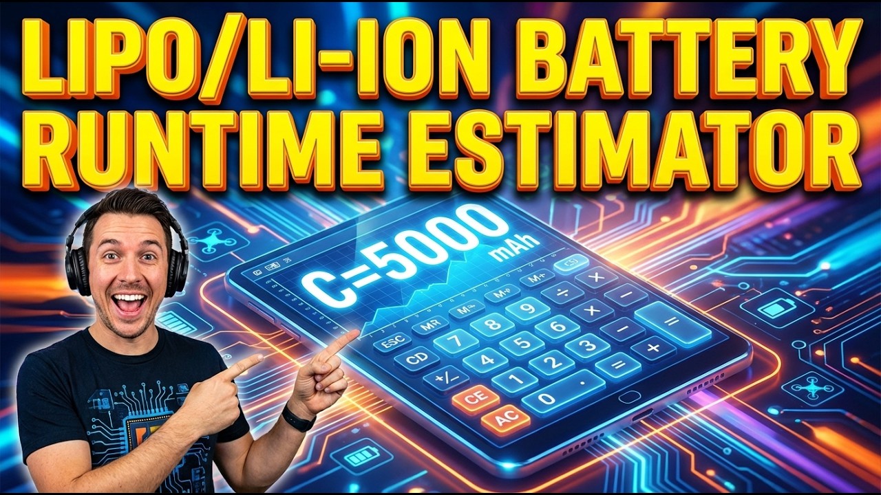 LiPo/Li-Ion Battery Runtime Estimator