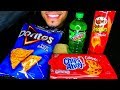 ASMR EATING JUNK FOOD MUKBANG JERRY INTENSE CRUNCHY FOOD SOUNDS NO TALKING