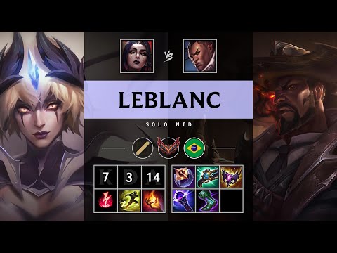 LeBlanc Mid vs Lucian - BR Grandmaster Patch 25.17