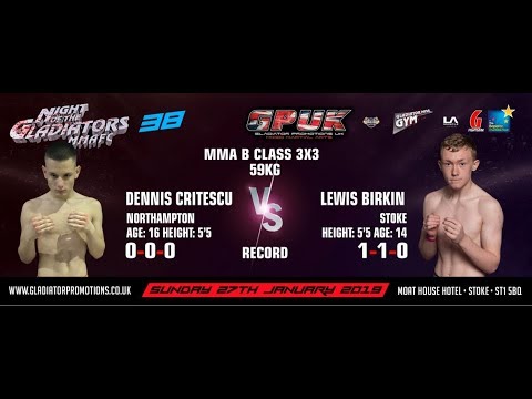 GPUK: Night Of The Gladiators 38 - Lewis Birkin VS Dennis Critescu