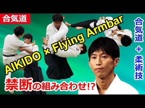 Amazing! Mix Aikido and Flying Armbar