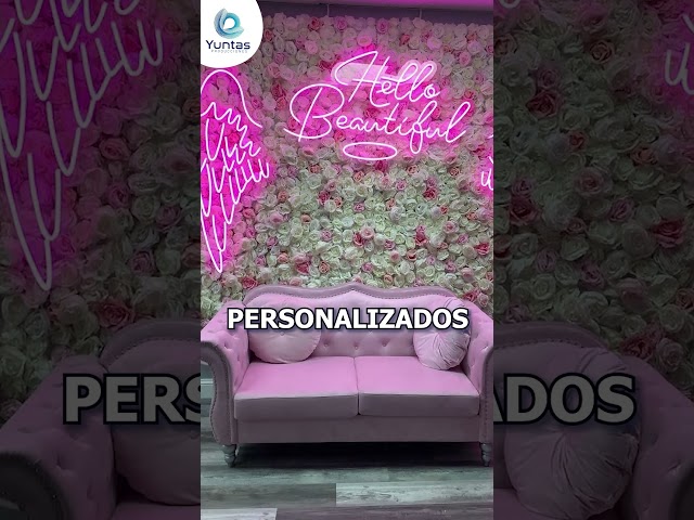 Vídeo relacionado con Piercing de luz de neón para spa, letrero LED para salón de belleza, decoración de pared y sala de estudio