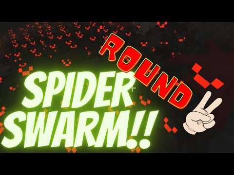 Minecraft - Battle with the Spider Swarm! Round 2!!