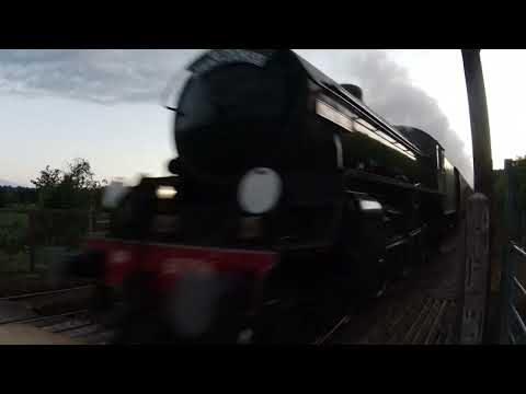 Sunset Steam Express - captured West of Dorking
