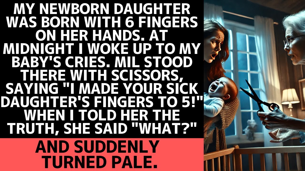 Baby born with 6 fingers. MIL: "I fixed her hands." Her shocking midnight decision