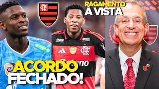 🤫🔥 FLAMENGO agindo CALADINHO! Acordo FECHADO! Pagamento à vista! Muita grana envolvida!