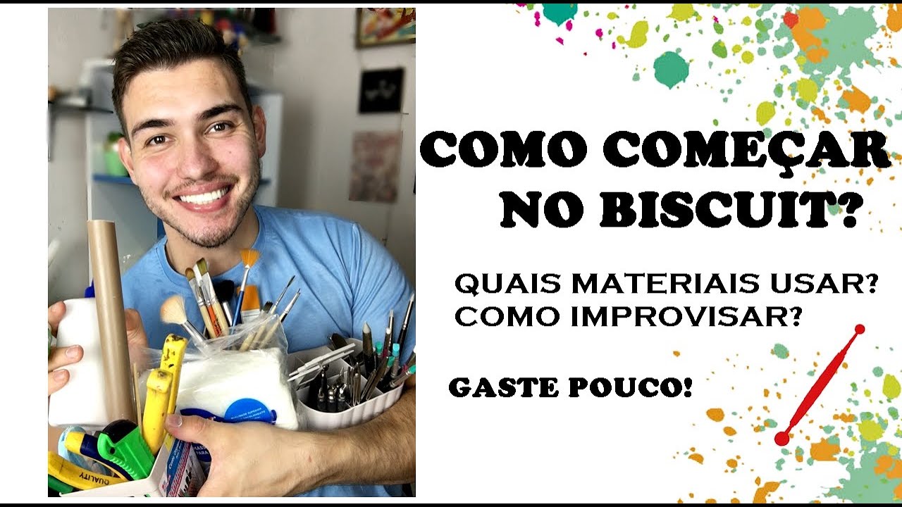 COMO COMEÇAR NO BISCUIT? COMO IMPROVISAR FERRAMENTAS? QUAIS MATERIAIS USAR?