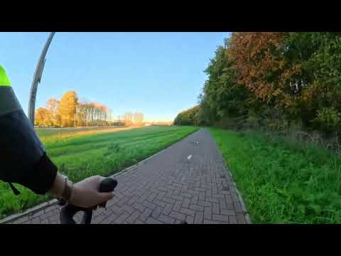 MY MORNING COMMUTE - 4K POV Bike Ride along the Demer River in Diepenbeek, Limburg (Belgium)