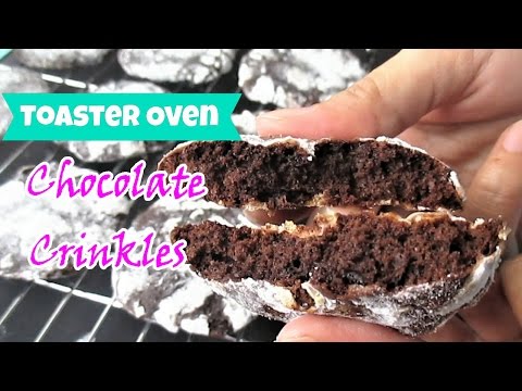 Toaster Oven Chocolate Crinkles I Chocolate Crinkles Without Oven Video