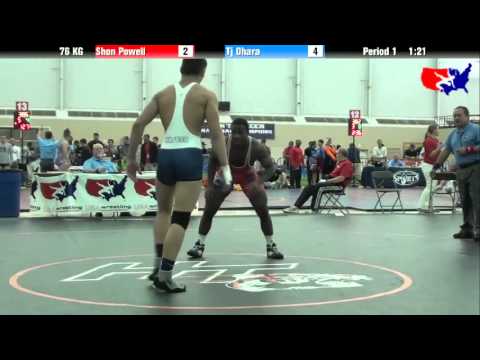 Shon Powell vs. Tj Ohara at 2013 FILA Cadet Nationals - FS
