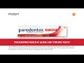 Parodontax toothpaste for healthy gums and strong teeth (English)