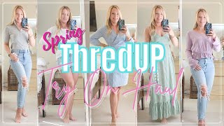 ThredUP Try On & Haul | Spring Fashion | Cute Spring & Summer Fashion Inspiration | The Craf-T Home