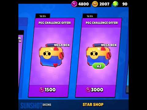 Got First Chromatic Brawler ❤️Lucky Mega Box Opening in Brawl Stars | Sun#Shorts