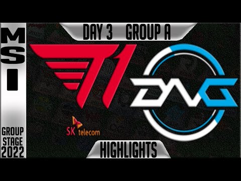 T1 vs DFM Highlights | MSI 2022 Day 3 Group A | T1 vs Detonation FocusMe