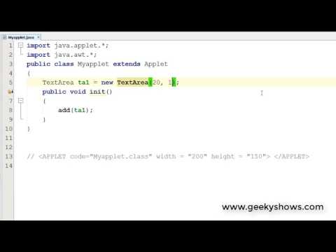 Introduction to Java Applet Hindi