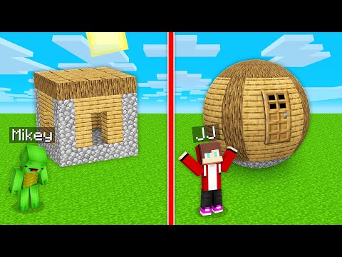 zenichi_maizen - Mikey House vs JJ Sphere House Survival Build Battle in Minecraft (Maizen)